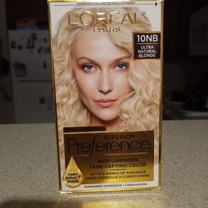 LOREAL Superior Preference Hair Color 10nb Ultra Natural Blonde New